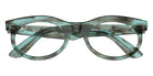 Ray-Ban® RX2242V RX2242V 8362 53 Eyeglasses - Striped Transparent Green