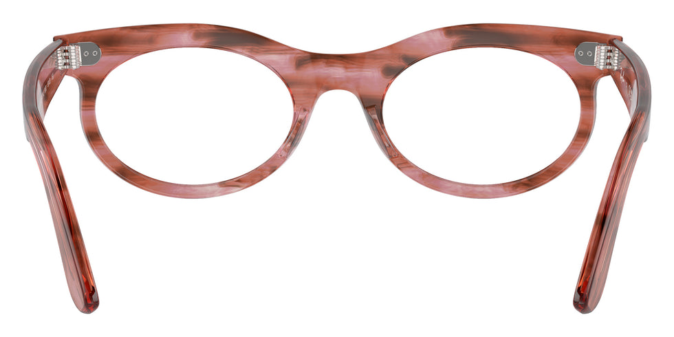 Ray-Ban® RX2242V RX2242V 8363 53 Eyeglasses - Striped Transparent Pink