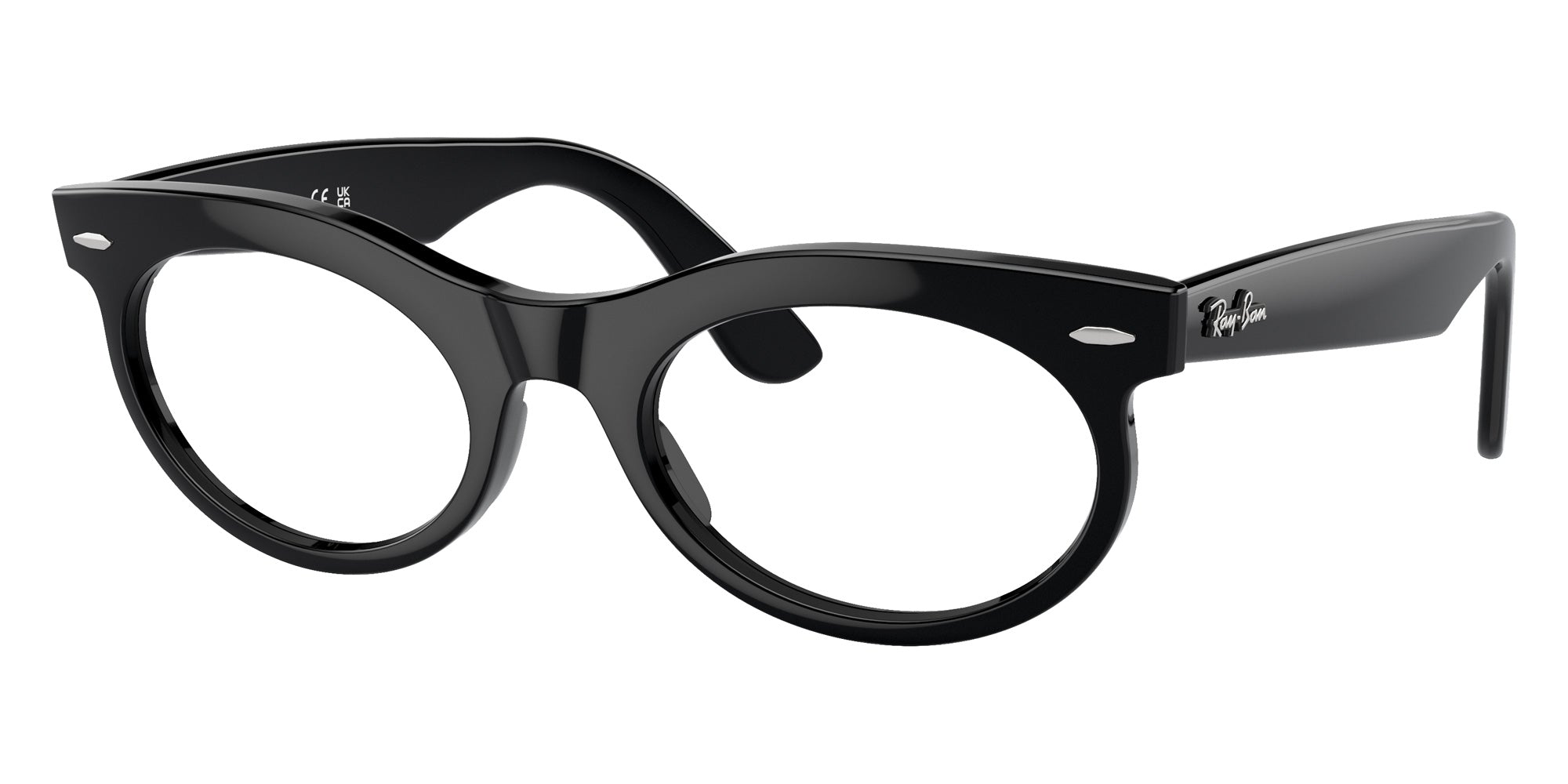 Ray-Ban® RX2242VF RX2242VF 2000 53 Eyeglasses - Black