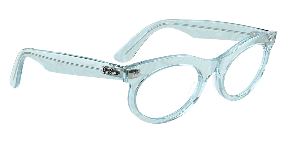 Ray-Ban® RX2242VF RX2242VF 8293 53 Eyeglasses - Photo Waves Azure