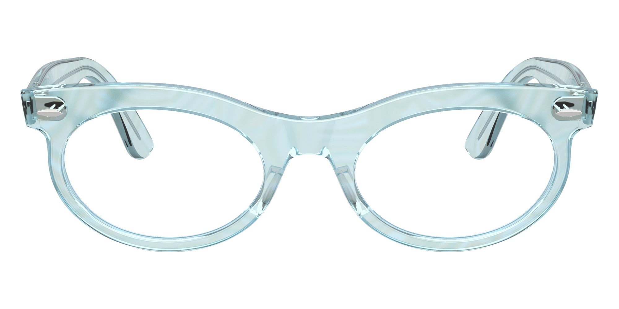 Ray-Ban® RX2242VF RX2242VF 8293 53 Eyeglasses - Photo Waves Azure