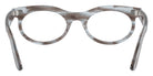 Ray-Ban® RX2242VF RX2242VF 8361 53 Eyeglasses - Striped Transparent Blue