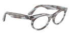Ray-Ban® RX2242VF RX2242VF 8361 53 Eyeglasses - Striped Transparent Blue