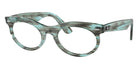 Ray-Ban® RX2242VF RX2242VF 8362 53 Eyeglasses - Striped Transparent Green