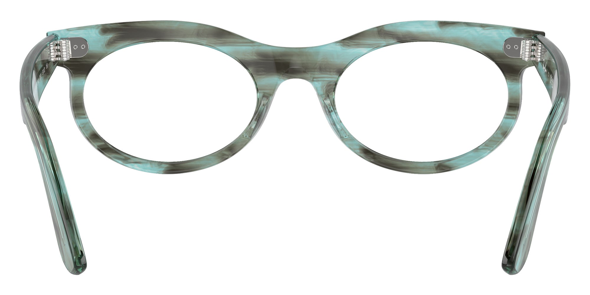 Ray-Ban® RX2242VF RX2242VF 8362 53 Eyeglasses - Striped Transparent Green