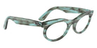 Ray-Ban® RX2242VF RX2242VF 8362 53 Eyeglasses - Striped Transparent Green