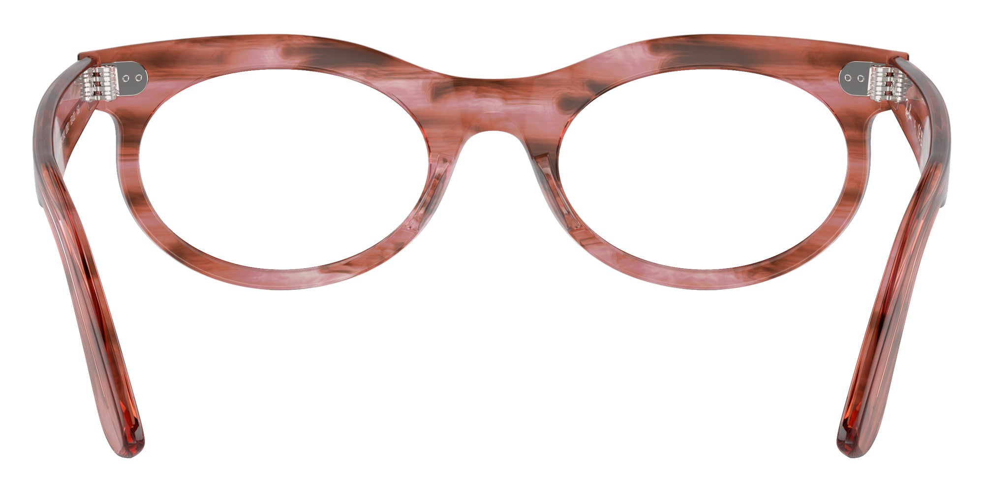 Ray-Ban® RX2242VF RX2242VF 8363 53 Eyeglasses - Striped Transparent Pink