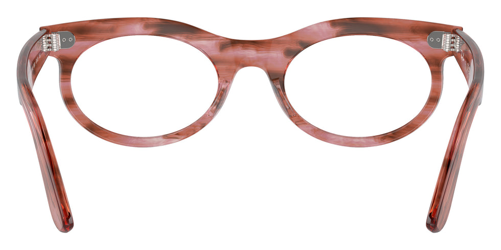 Ray-Ban® RX2242VF RX2242VF 8363 53 Eyeglasses - Striped Transparent Pink