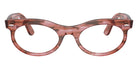 Ray-Ban® RX2242VF RX2242VF 8363 53 Eyeglasses - Striped Transparent Pink