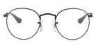 Ray-Ban® Round Metal RX3447V RX3447V 2991 47 - Black On Arista Eyeglasses