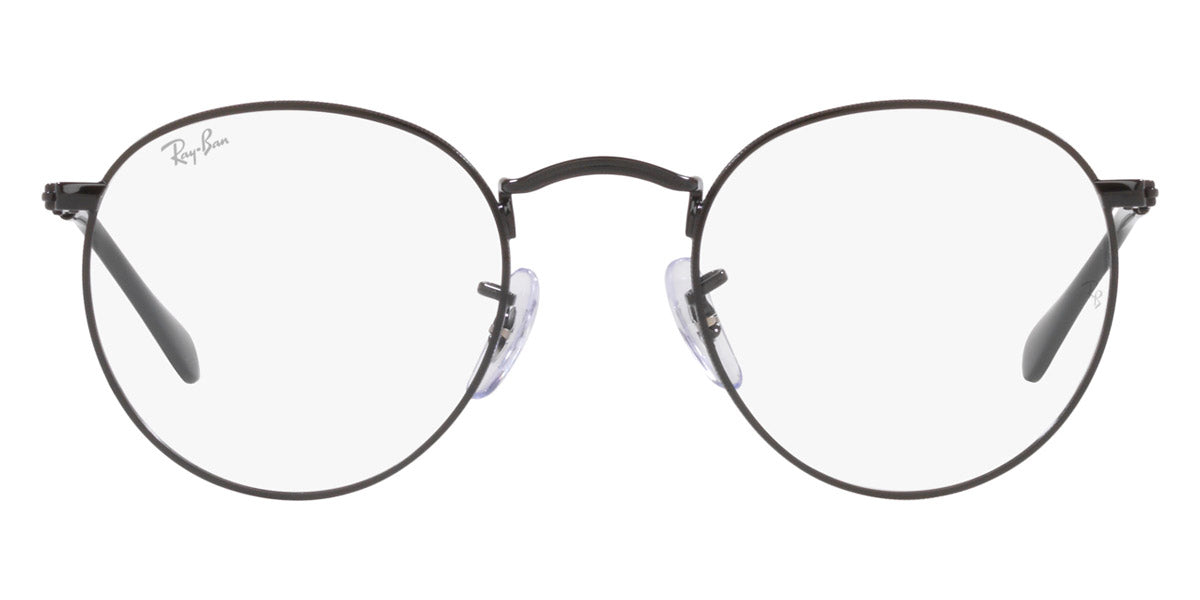 Ray-Ban® Round Metal RX3447V RX3447V 2970 53 - Blue On Silver Eyeglasses