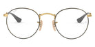 Ray-Ban® Round Metal RX3447V RX3447V 2945 47 - Havana On Arista Eyeglasses