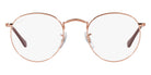 Ray-Ban® Round Metal RX3447V RX3447V 2991 53 - Black On Arista Eyeglasses