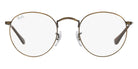 Ray-Ban® Round Metal RX3447V RX3447V 2970 47 - Blue On Silver Eyeglasses
