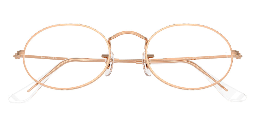Ray-Ban® RX3547V RX3547V 3094 51 Eyeglasses - Rose Gold