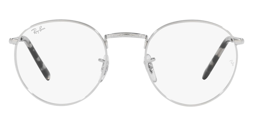 Ray-Ban® New Round RX3637V RX3637V 2501 47 - Silver Eyeglasses
