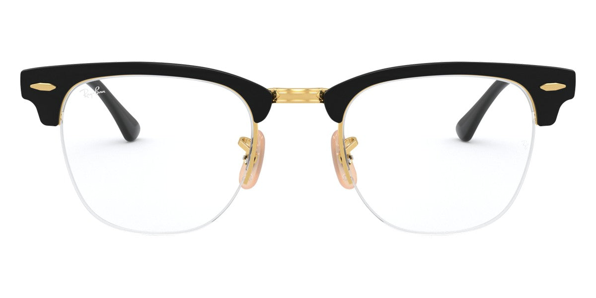 Ray-Ban® Clubmaster Metal RX3716Vm RX3716VM 2890 50 - Black On Arista Eyeglasses