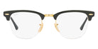 Ray-Ban® Clubmaster Metal RX3716Vm RX3716VM 3149 50 - Green on Arista Eyeglasses