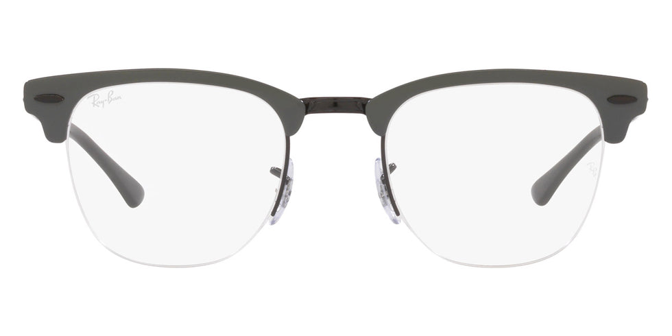 Ray-Ban® Clubmaster Metal RX3716Vm RX3716VM 3150 50 - Gray on Black Eyeglasses