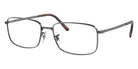 Ray-Ban® RX3717V RX3717V 2502 57 Eyeglasses - Gunmetal