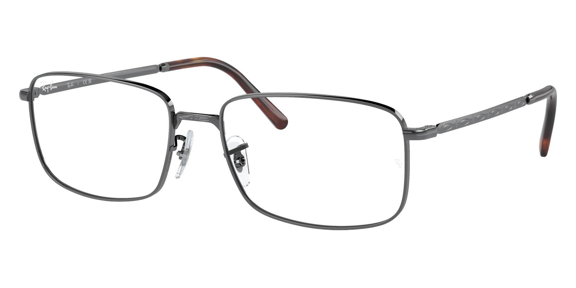 Ray-Ban® RX3717V RX3717V 2502 57 Eyeglasses - Gunmetal