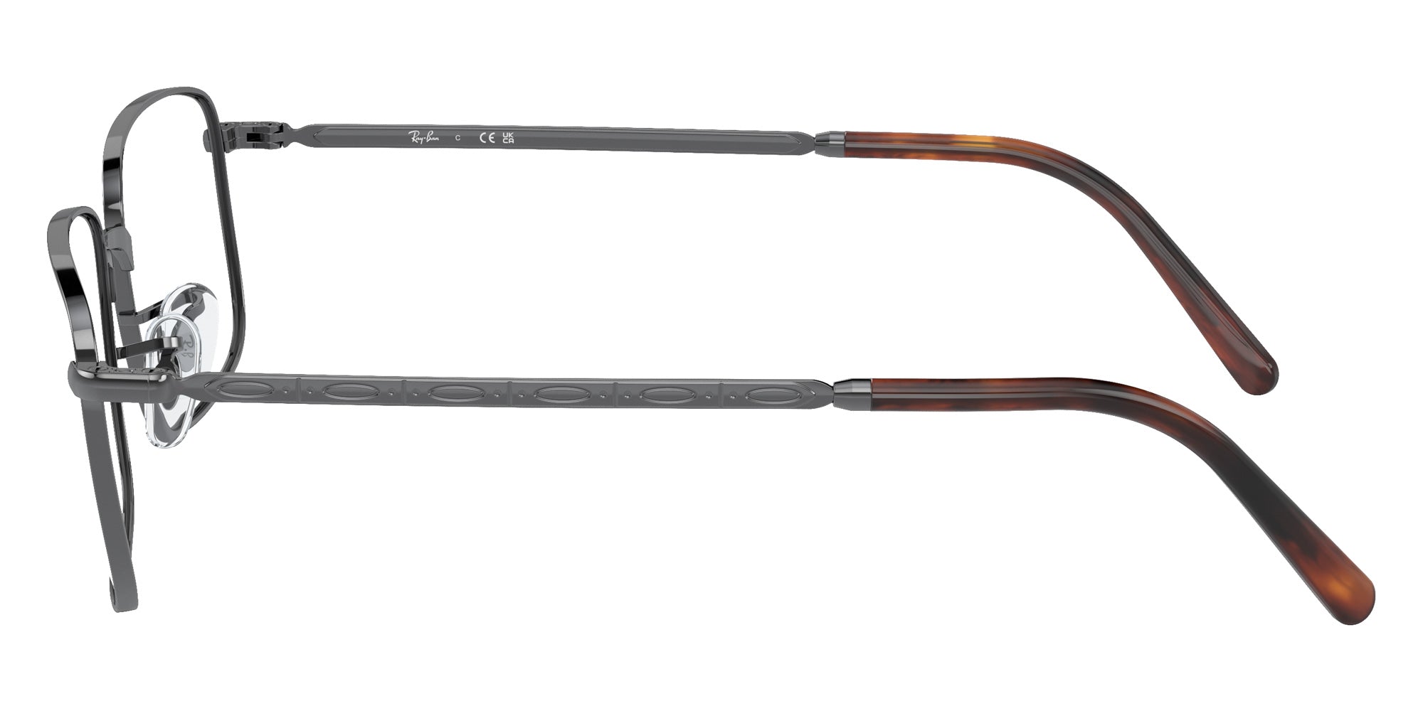 Ray-Ban® RX3717V RX3717V 2502 57 Eyeglasses - Gunmetal