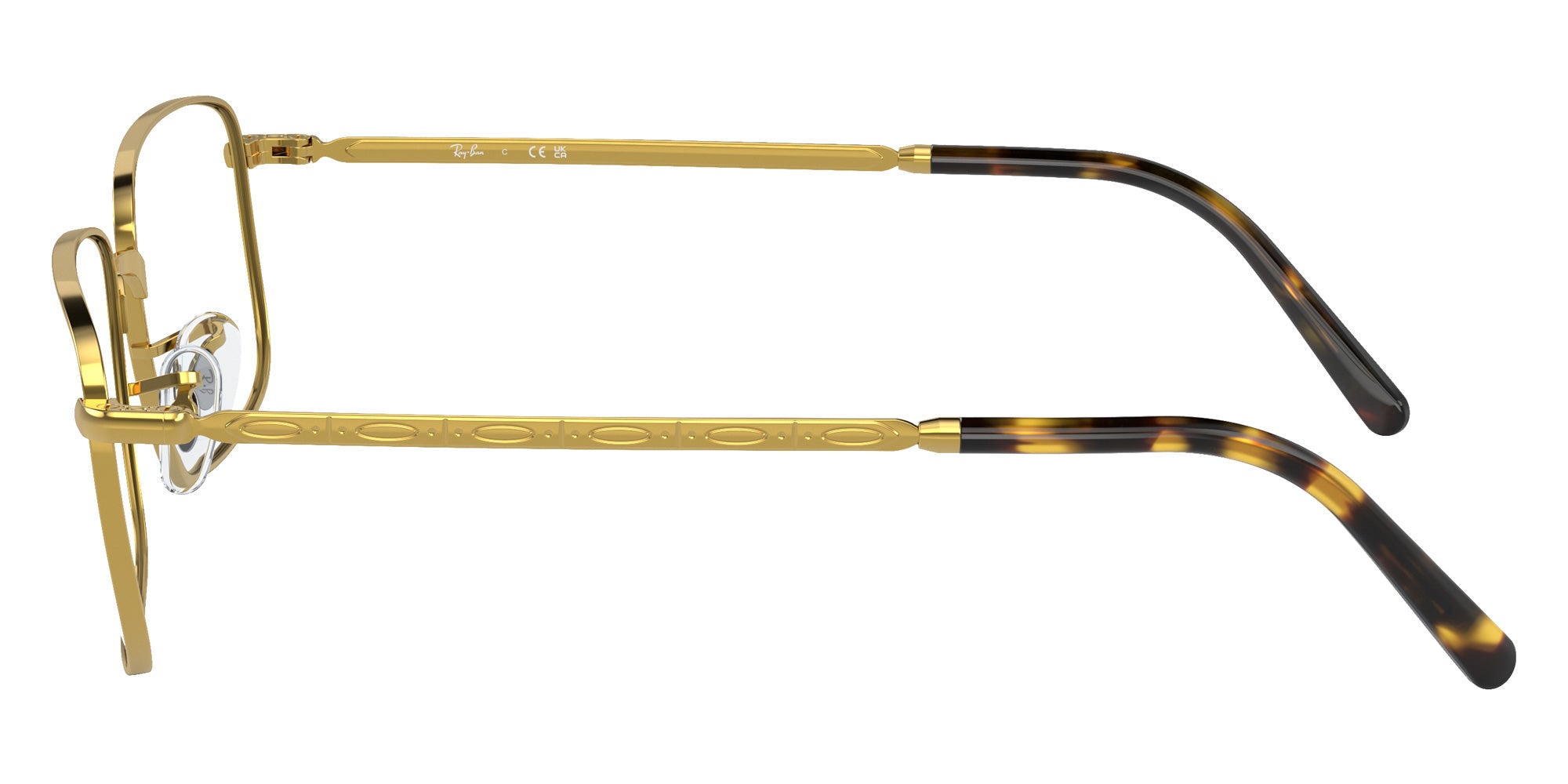 Ray-Ban® RX3717V RX3717V 3086 57 Eyeglasses - Gold