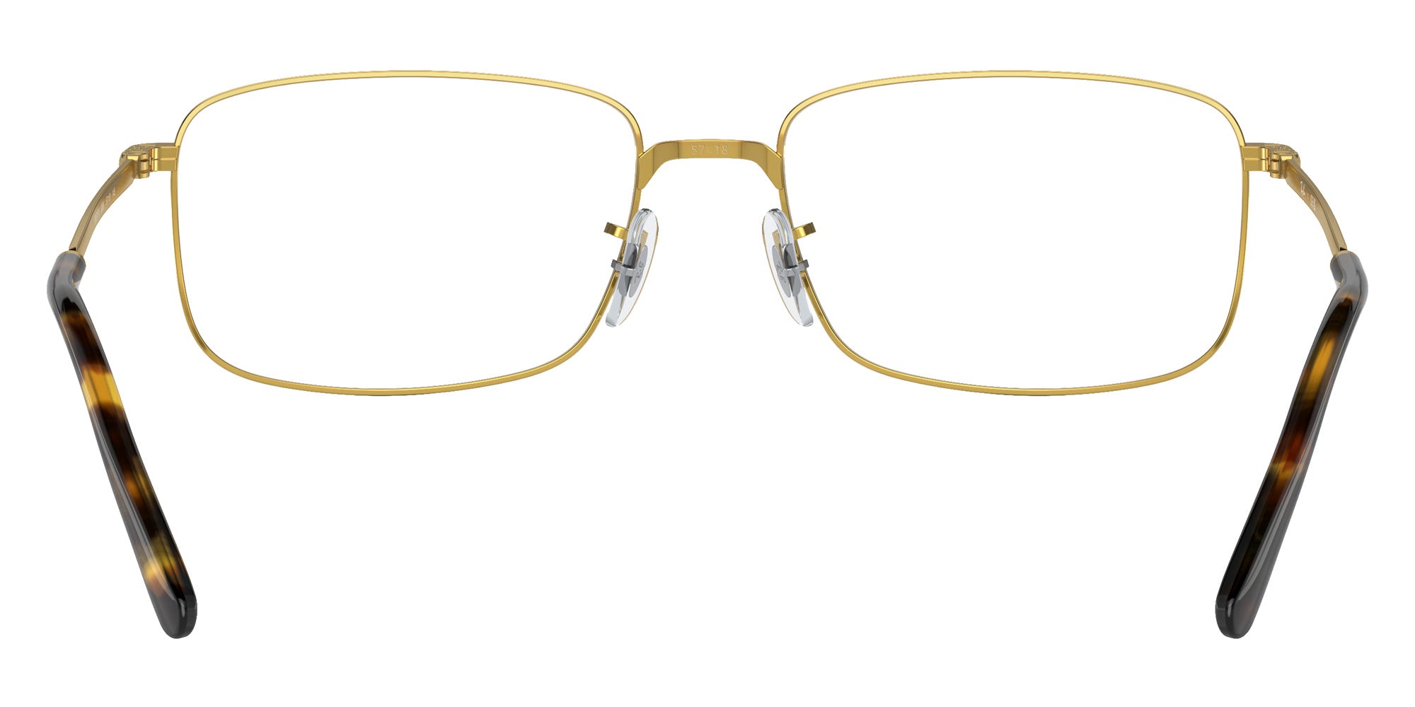 Ray-Ban® RX3717V RX3717V 3086 57 Eyeglasses - Gold