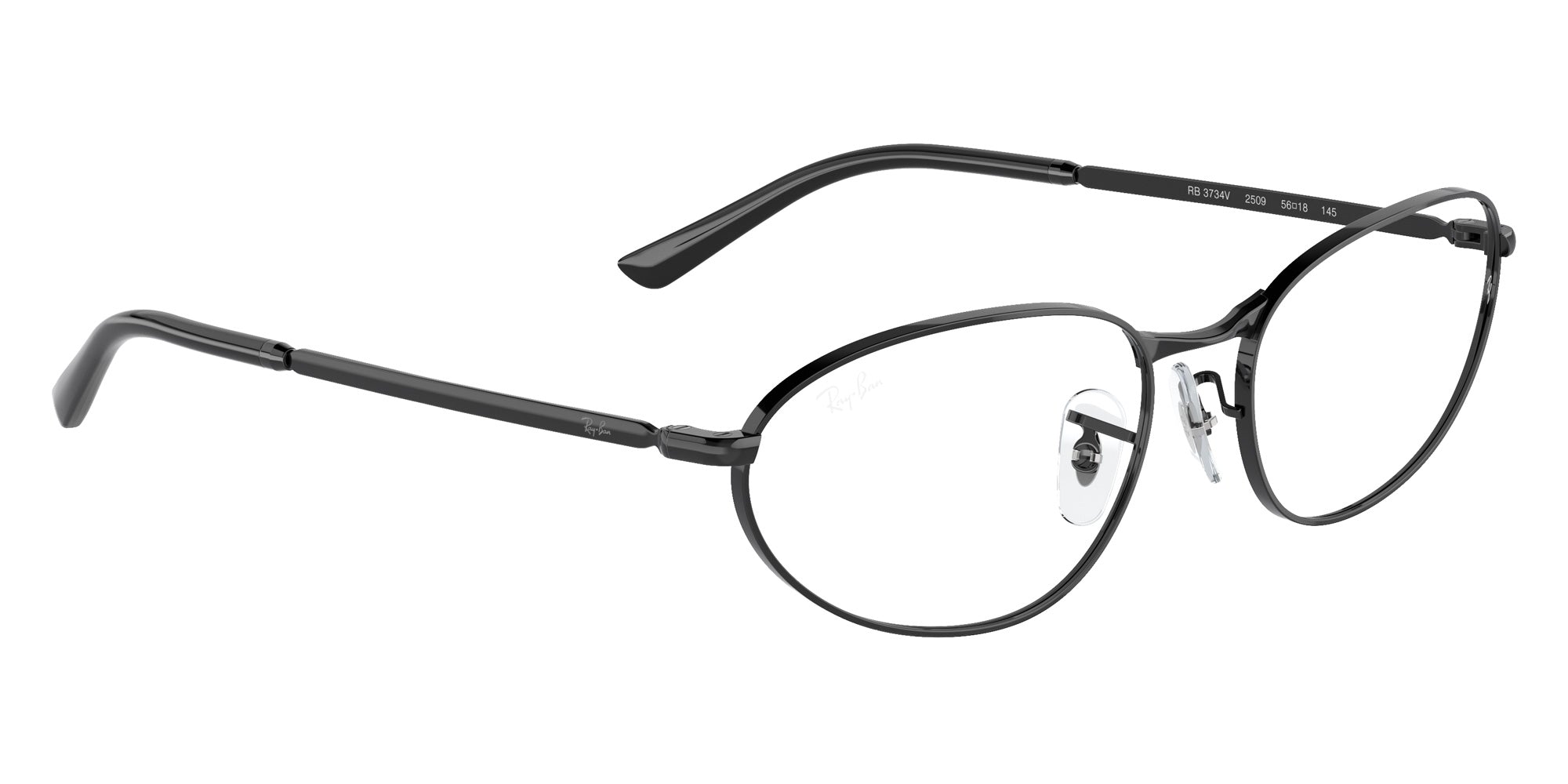 Ray-Ban® RX3734V RX3734V 2509 56 Eyeglasses - Black