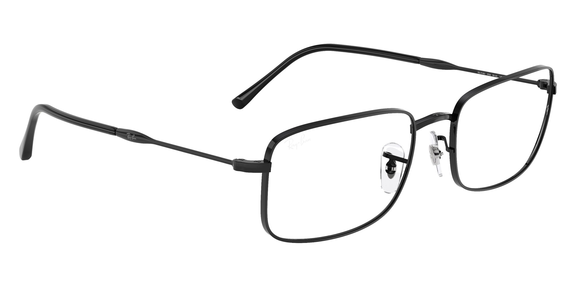 Ray-Ban® RX3746V RX3746V 2509 56 Eyeglasses - Black