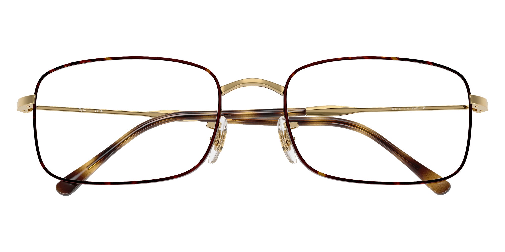 Ray-Ban® RX3746V RX3746V 3177 54 Eyeglasses - Gold