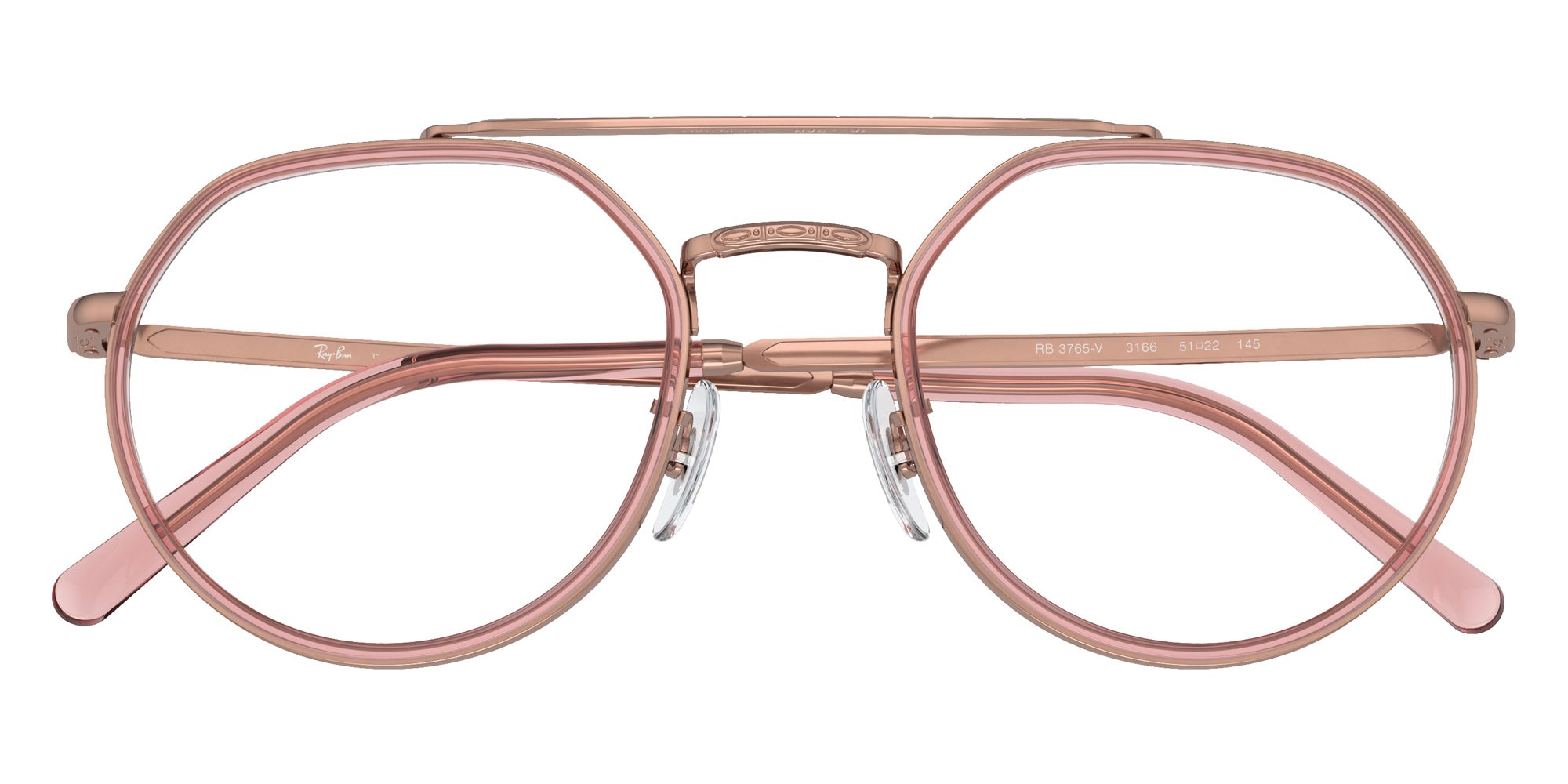 Ray-Ban® RX3765V RX3765V 3166 49 Eyeglasses - Copper