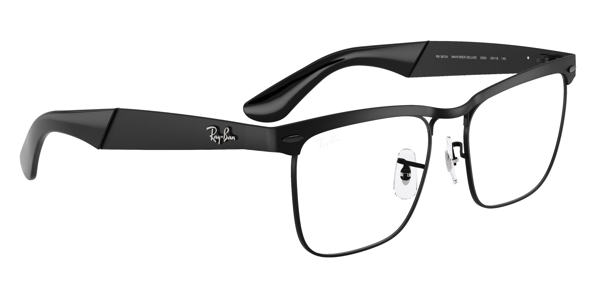 Ray-Ban® RX3875V RX3875V 2503 53 Eyeglasses - Matte Black