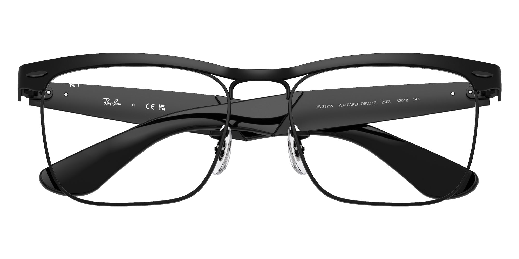 Ray-Ban® RX3875V RX3875V 2503 53 Eyeglasses - Matte Black