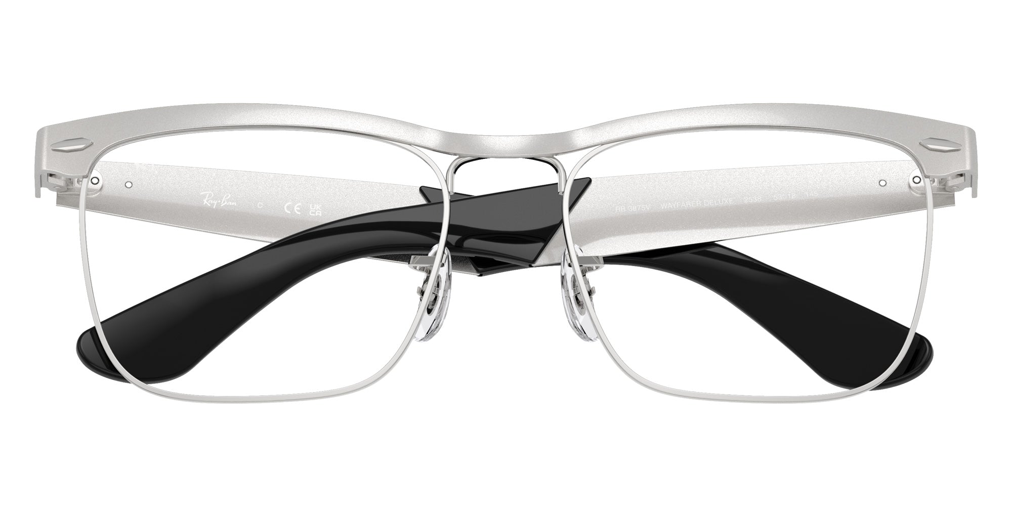 Ray-Ban® RX3875V RX3875V 2538 53 Eyeglasses - Sandblasted Silver