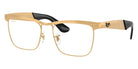 Ray-Ban® RX3875V RX3875V 3191 53 Eyeglasses - Sandblasted Legend Gold