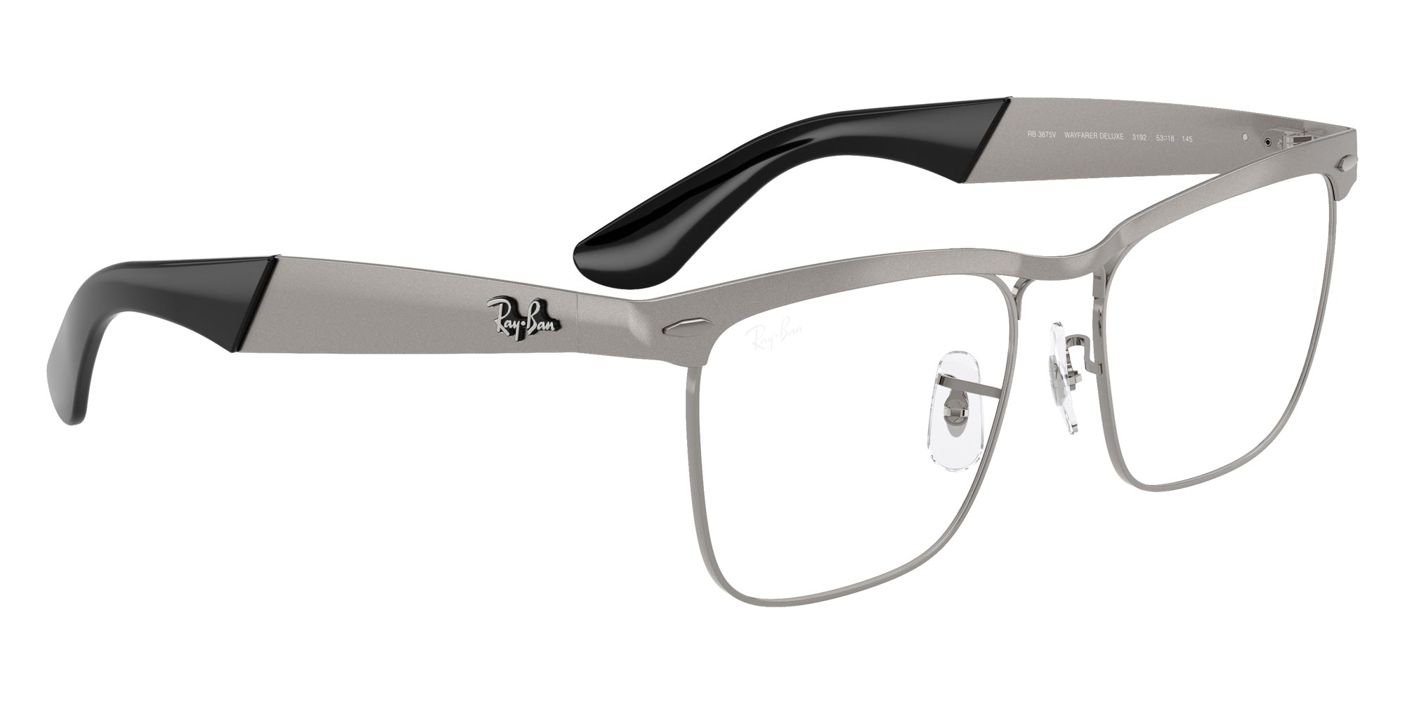 Ray-Ban® RX3875V RX3875V 3192 53 Eyeglasses - Sandblasted Gunmetal