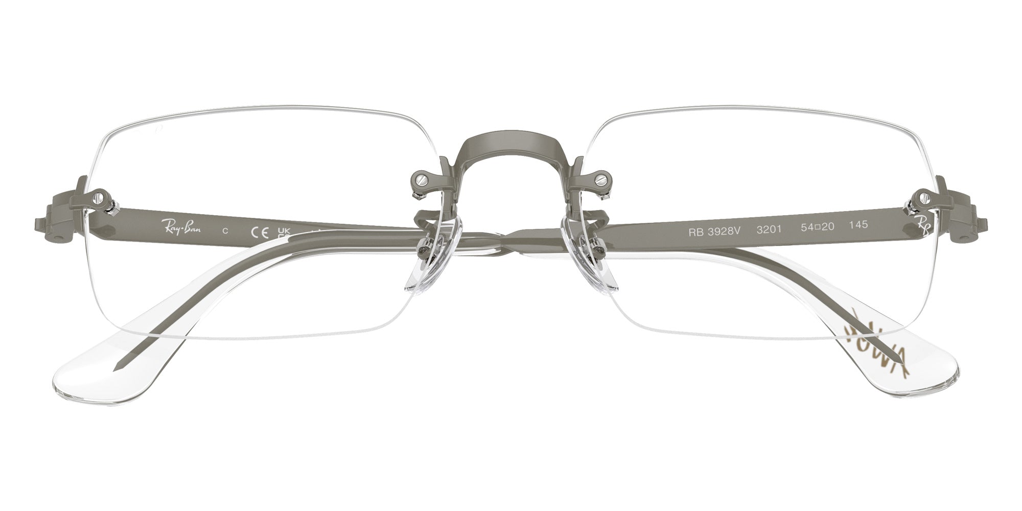 Ray-Ban® RX3928V RX3928V 3201 54 Eyeglasses - Gray