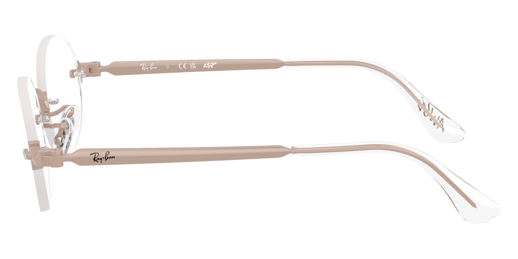 Ray-Ban® RX3929V RX3929V 3207 54 Eyeglasses - Light Pink