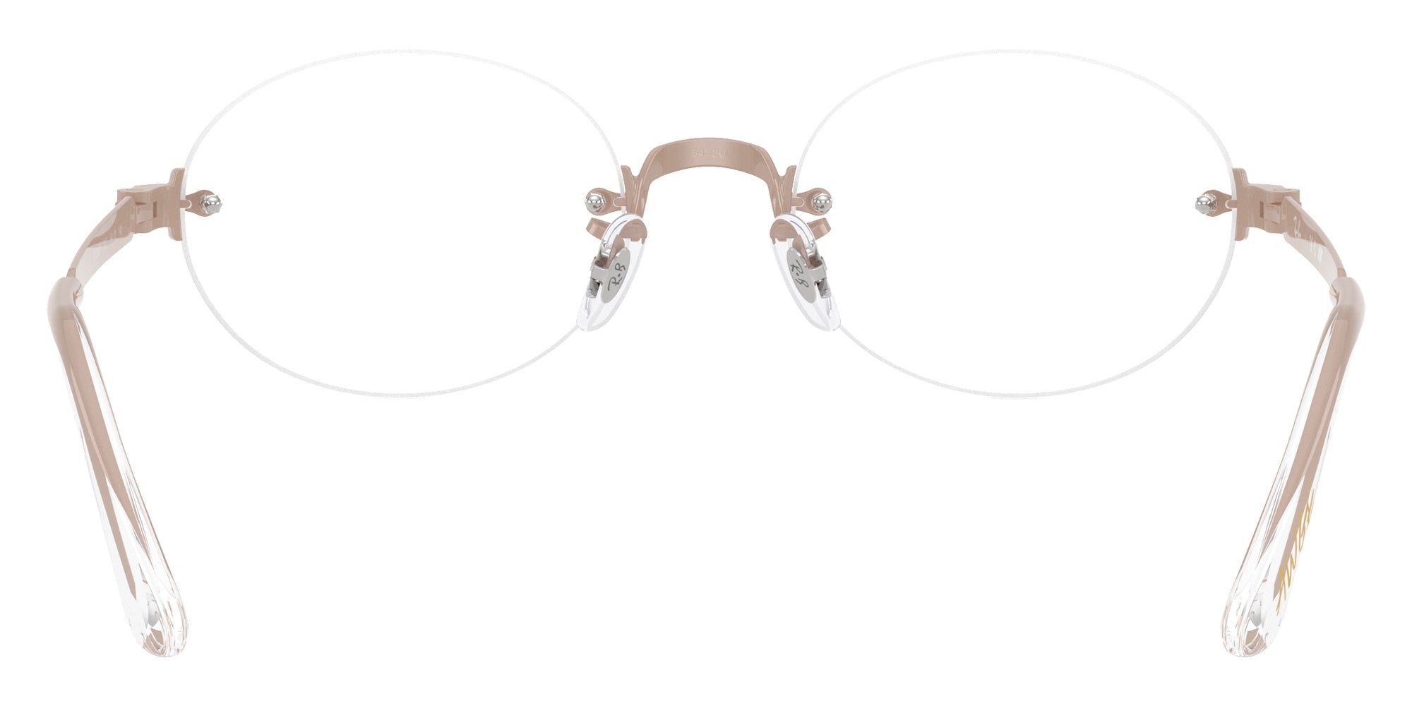 Ray-Ban® RX3929V RX3929V 3207 54 Eyeglasses - Light Pink