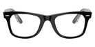 Ray-Ban® RX4340V RX4340V 2034 50 Eyeglasses - Black On Transparent