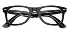 Ray-Ban® RX4340V RX4340V 2034 50 Eyeglasses - Black On Transparent