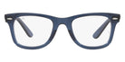 Ray-Ban® Wayfarer Ease RX4340V RX4340V 8223 50 - Transparent Dark Blue Eyeglasses