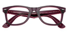 Ray-Ban® RX4340V RX4340V 8364 50 Eyeglasses - Violet On Transparent Pink