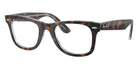 Ray-Ban® RX4340V RX4340V 8401 50 Eyeglasses - Dark Havana On Multicolor