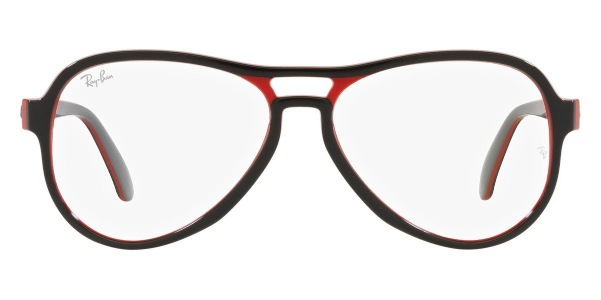 Ray-Ban® VAGABOND 0RX4355V RX4355V 8136 58 - Black Red Light Gray Eyeglasses