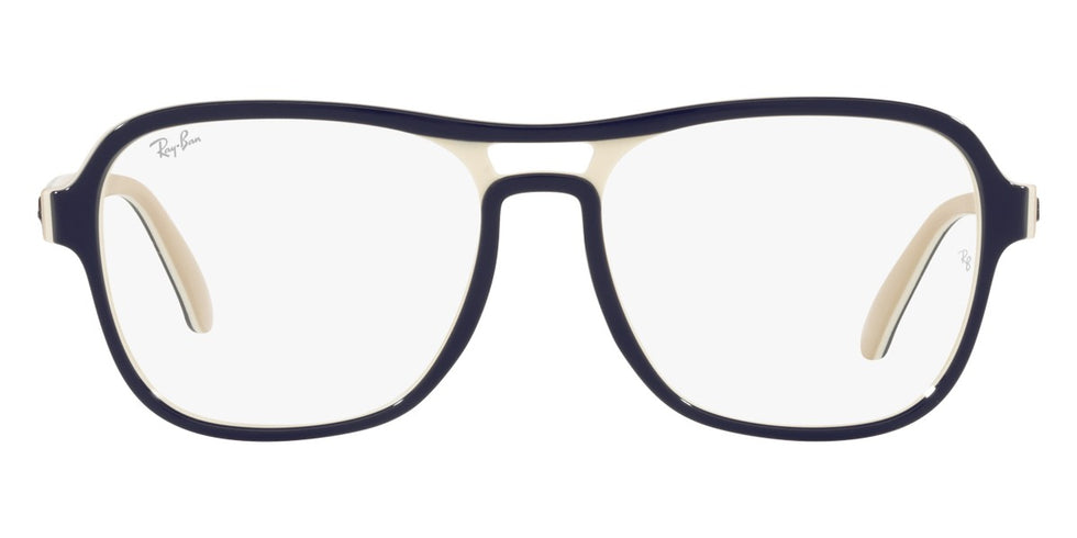 Ray-Ban® Stateside RX4356V RX4356V 8135 55 - Dark Brown Light Brown Brown Eyeglasses