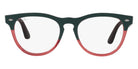 Ray-Ban® Iris RX4471V RX4471V 8195 51 - Beige on Transparent Dark Blue Eyeglasses