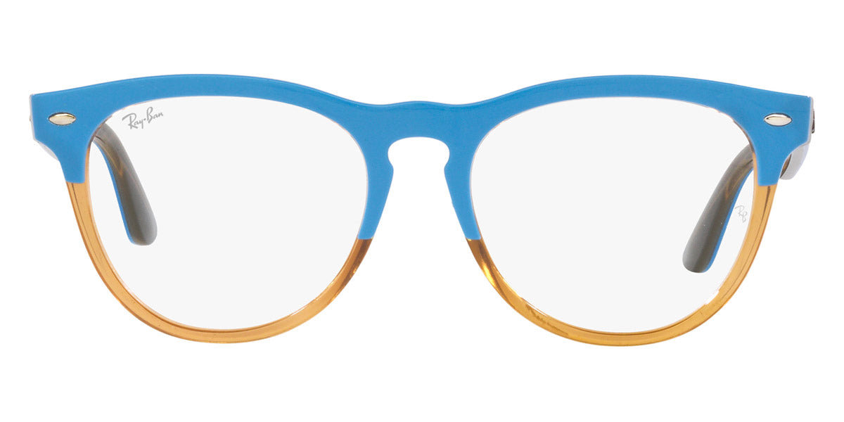 Ray-Ban® Iris RX4471V RX4471V 8194 51 - Dark Green on Transparent Light Red Eyeglasses