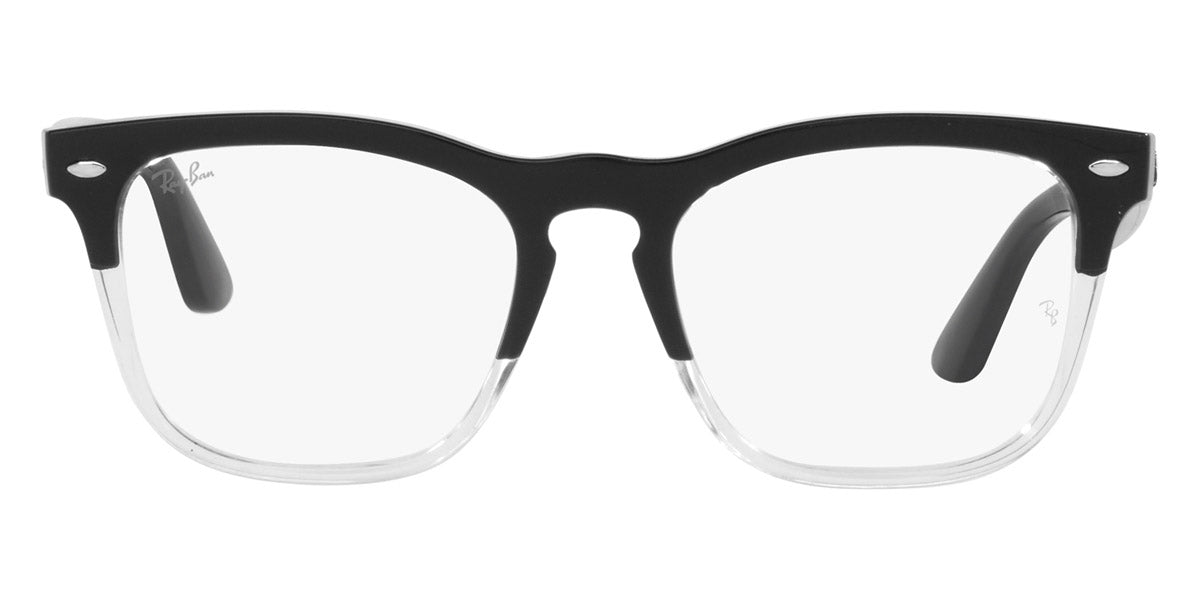 Ray-Ban® STEVE 0RX4487V RX4487V 8193 54 - Black on Transparent Eyeglasses
